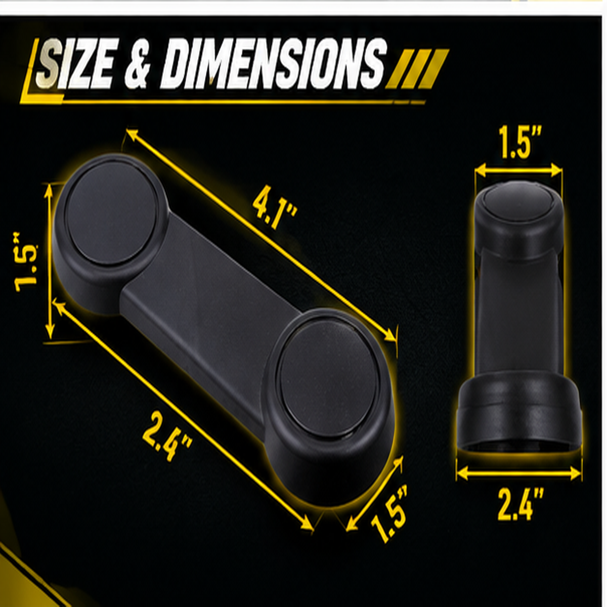 Blearen  2pcs Car Window Crank Handle 1041708 Replacement Crank Door Handles for Connect 2002-present