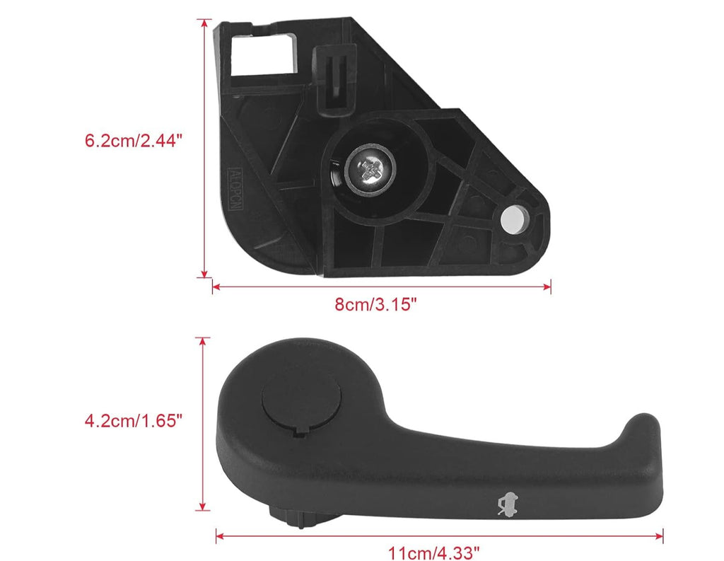 Blearen Hood Latch Release Handle Assembly for Replaces# HS7Z-16B626-A,DS7Z-99042C74-A