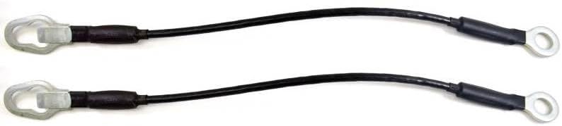 Blearen TC-FO005-P - Tailgate Lift Support Cable - 16-5/16 Inch, Left/Right Pair (Replaces 5L5Z9943052AA, 5L5Z9943053AA, ZZM065865, ZZM065875, F37Z9943052A, F37Z9943053A)