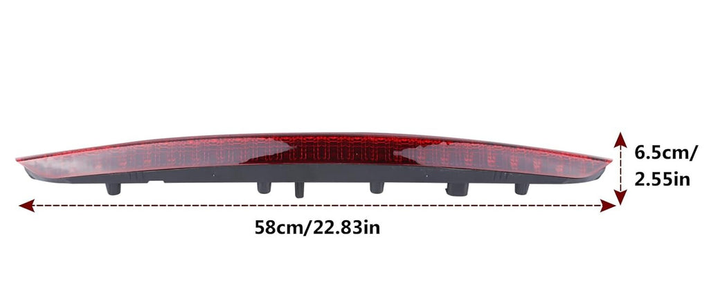 Blearen 3rd Brake Lamp Compatible for 2016 2017 2018 Lincoln MKX LED Stop Light High Mount Third Brake Light With Bulbs and Harness FA1Z-13A613-AB FA1Z13A613AB