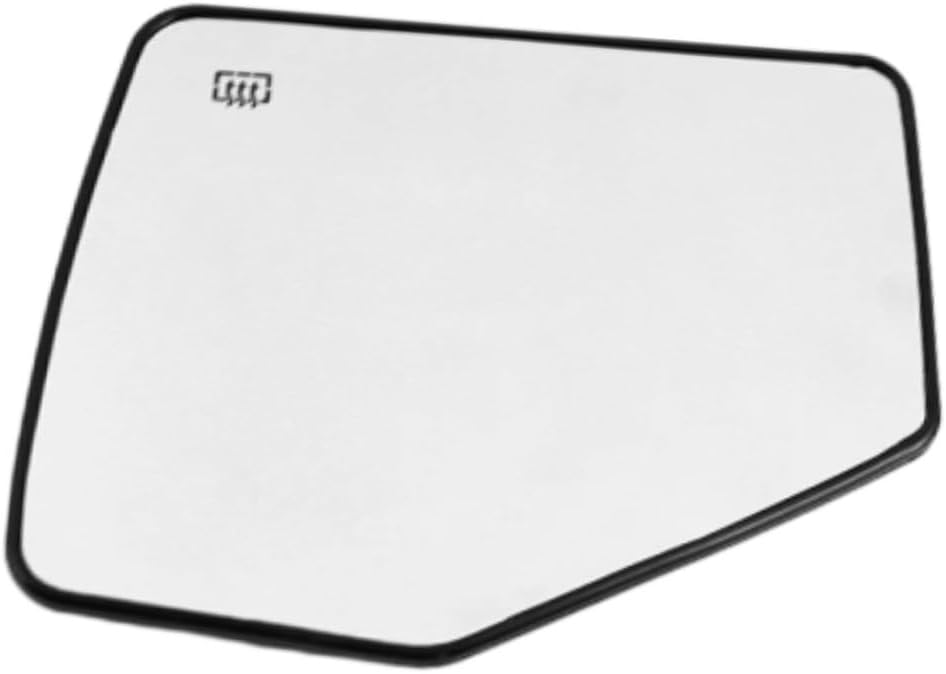 Blearen  Side Mirror Glass Heated with Back Plate Right Passenger Side, 6L2Z17K707A White Glass, Fit for 2006-2010 Explorer, 2006-2011 Ranger, Fit for Mountaineer, Rearview Power Heated Mirror Glass