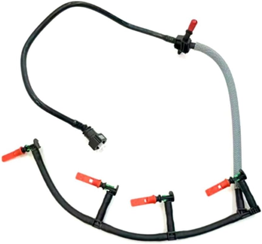 Blearen Fuel Overflow Leak Off Pipe,For Ford,For Ranger,For Mazda BT50 2011+ Replaces 1756563 BB3Q9K022AG Black ABS Replacement Hose