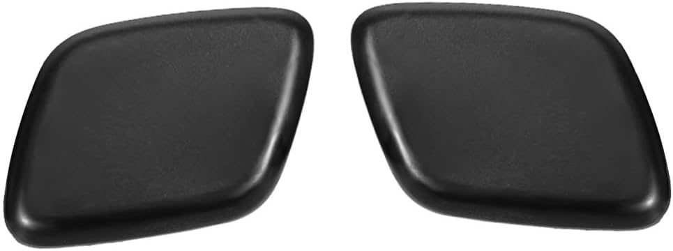 Blearen Black ABS Headlight Washer Cover for 2012-2014 Factory Front Bumper, Replaces 1719217 1719218