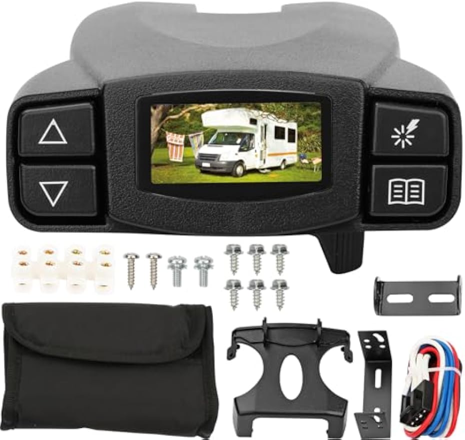 Blearen 90195 Electric Proportional Trailer Brake Controller with LCD Display | Fit for Silverado, Ram, Tacoma, Universal Wireless Boost Controller, Replace for Curt Tekonsha P3 Brake Controller