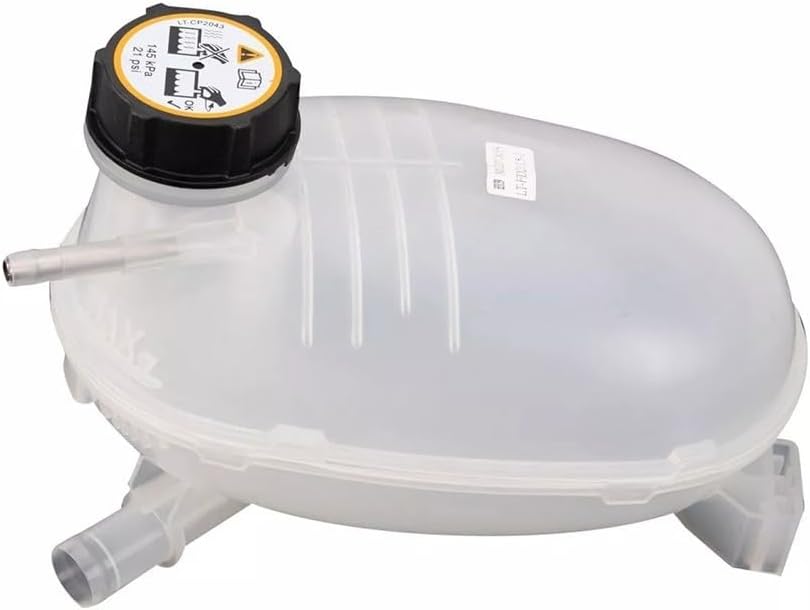 Blearen Engine Coolant Reservoir Expansion Tank Cap Assembly for Ford Escape 17-19 OEM GV6Z8A080B FO3014164 White Plastic Automotive Cooling System Part Replacement