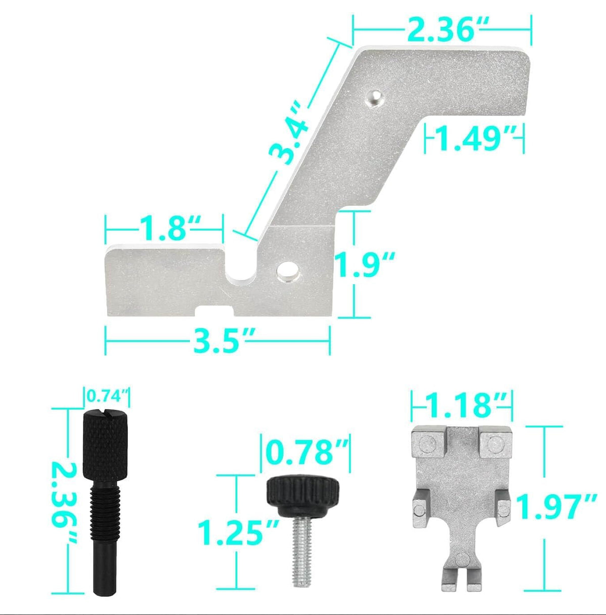 Blearen Engine Timing Tool Kit for Ford 2.0L 2.3L,Replace 303-507, 303-1521 & 303-1565