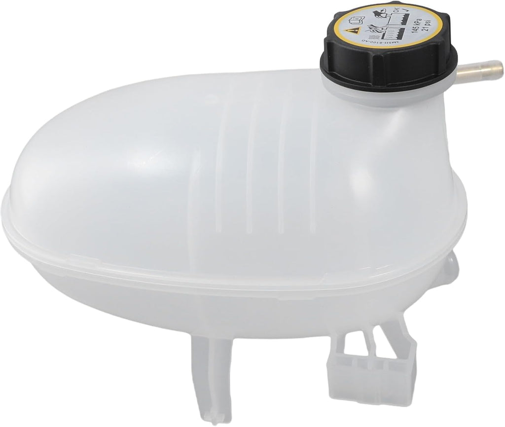 Blearen Engine Coolant Reservoir Expansion Tank Cap Assembly for Ford Escape 17-19 OEM GV6Z8A080B FO3014164 White Plastic Automotive Cooling System Part Replacement