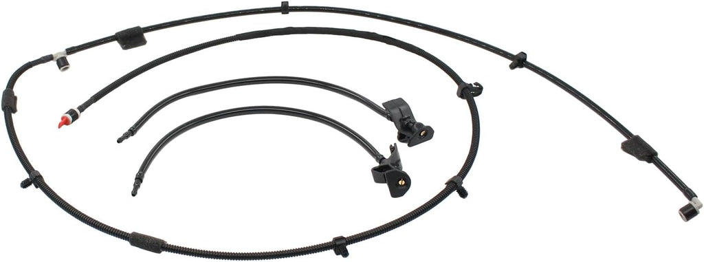 Blearen Windshield Washer Upper Hose and Wiper Washer Nozzle Sprayer Jets for Ford | for Ford Explorer 2011-2015