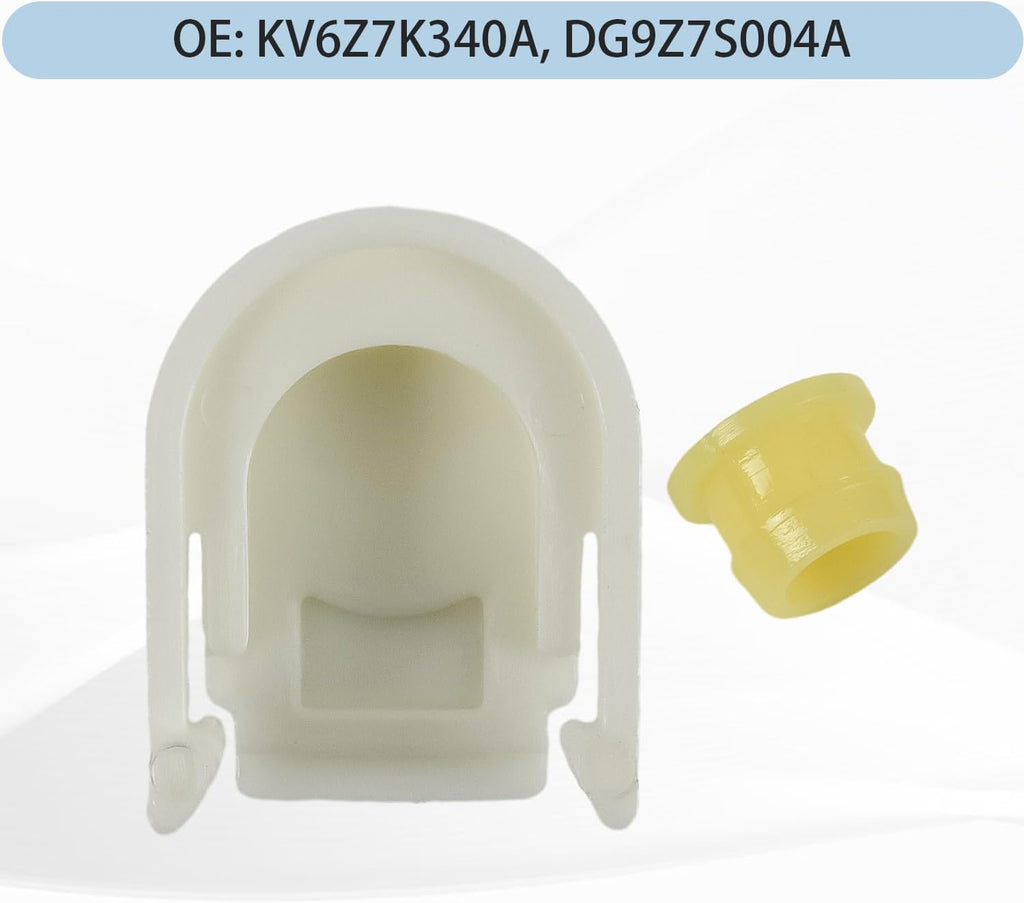 Blearen Compatible for Transmission Shifter Linkage Cable Bushing and Cap KV6Z7K340A 13-21 Transit Connect 15-18 Ford Edge 13-19 Escape 13-16 Fusion 13-18 C-Max Yellow