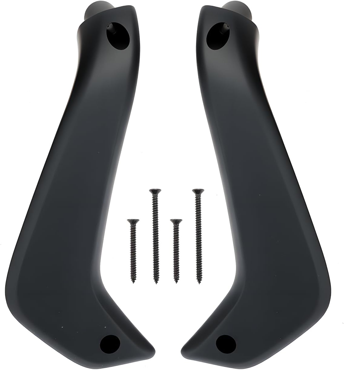 Blearen Interior Door Pull Armrest Pair, Compatible with 2011-2020 Ford Fiesta | (Manual Window only), Inner Front Left Driver & Right Passenger Side Door Handle Repair Kit, OE# D2BB-A23943, G2BZ-5823943-JA