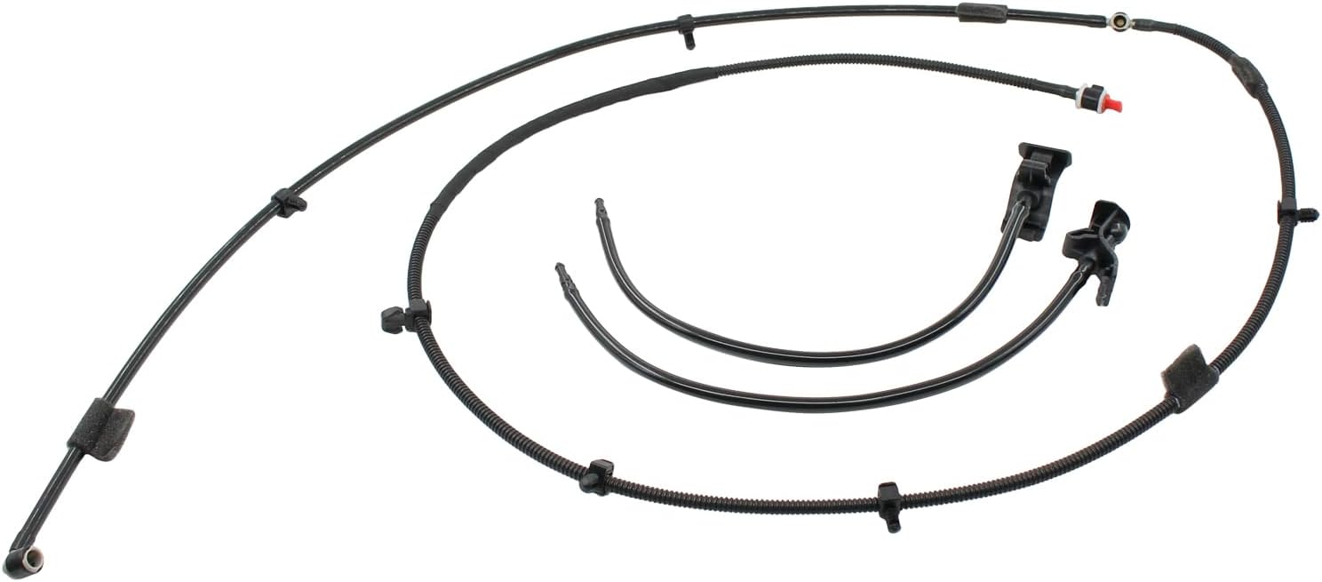 Blearen Windshield Washer Upper Hose and Wiper Washer Nozzle Sprayer Jets for Ford | for Ford Explorer 2011-2015