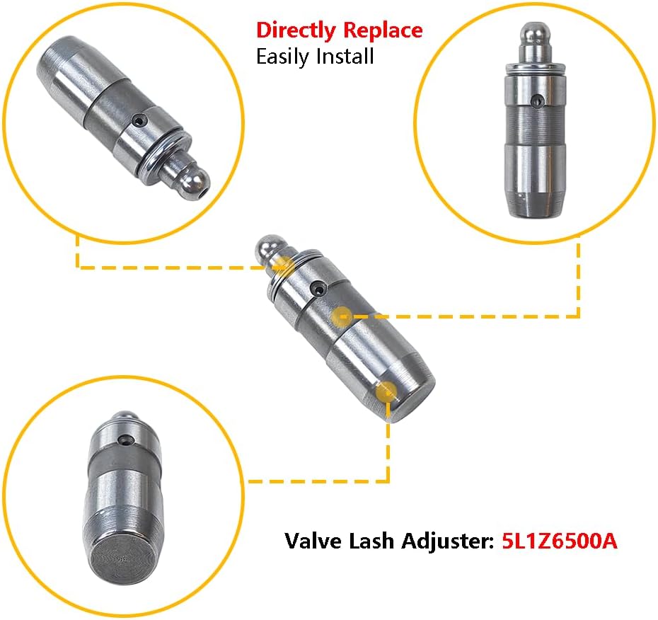 Blearen 12 Pcs Valve Rocker Arm & Lifter (Hydraulic Tappet lash adjuster) Kit | Fit for Ford Expedition Explorer F150 F250 F350 F450 Mustang, Lincoln, Mercury 4.6L 5.4L V8 6.8L V10 | OE# 3L3Z6564BA 5L1Z6500A