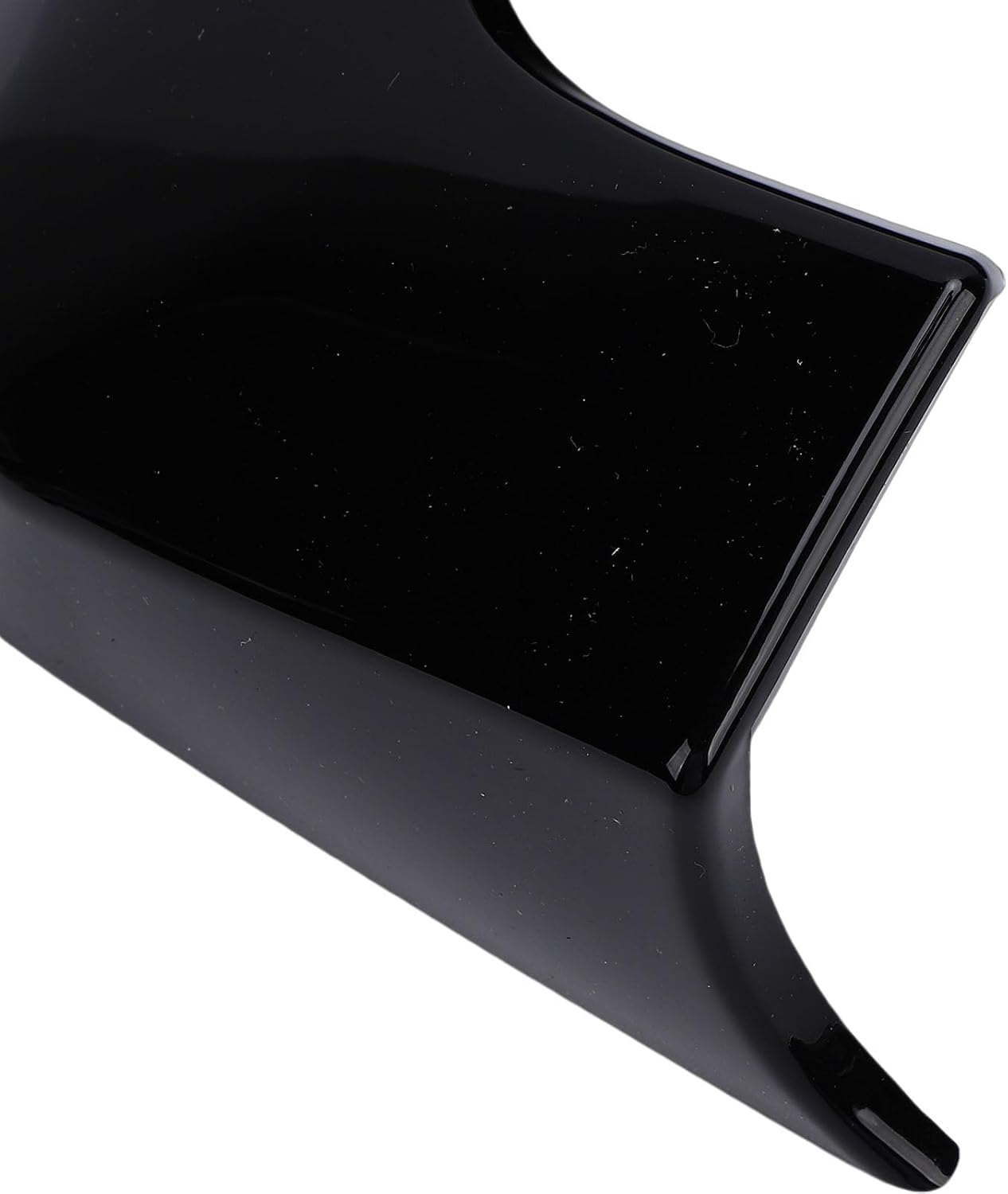 Blearen  Pair Door Wing Side Rear View Mirror Cover Cap, Side View Mirror Cover, 2PCS Door Wing Mirror Cover Cool Style Rear View Door Mirror Caps Replacement (Glossy Black)