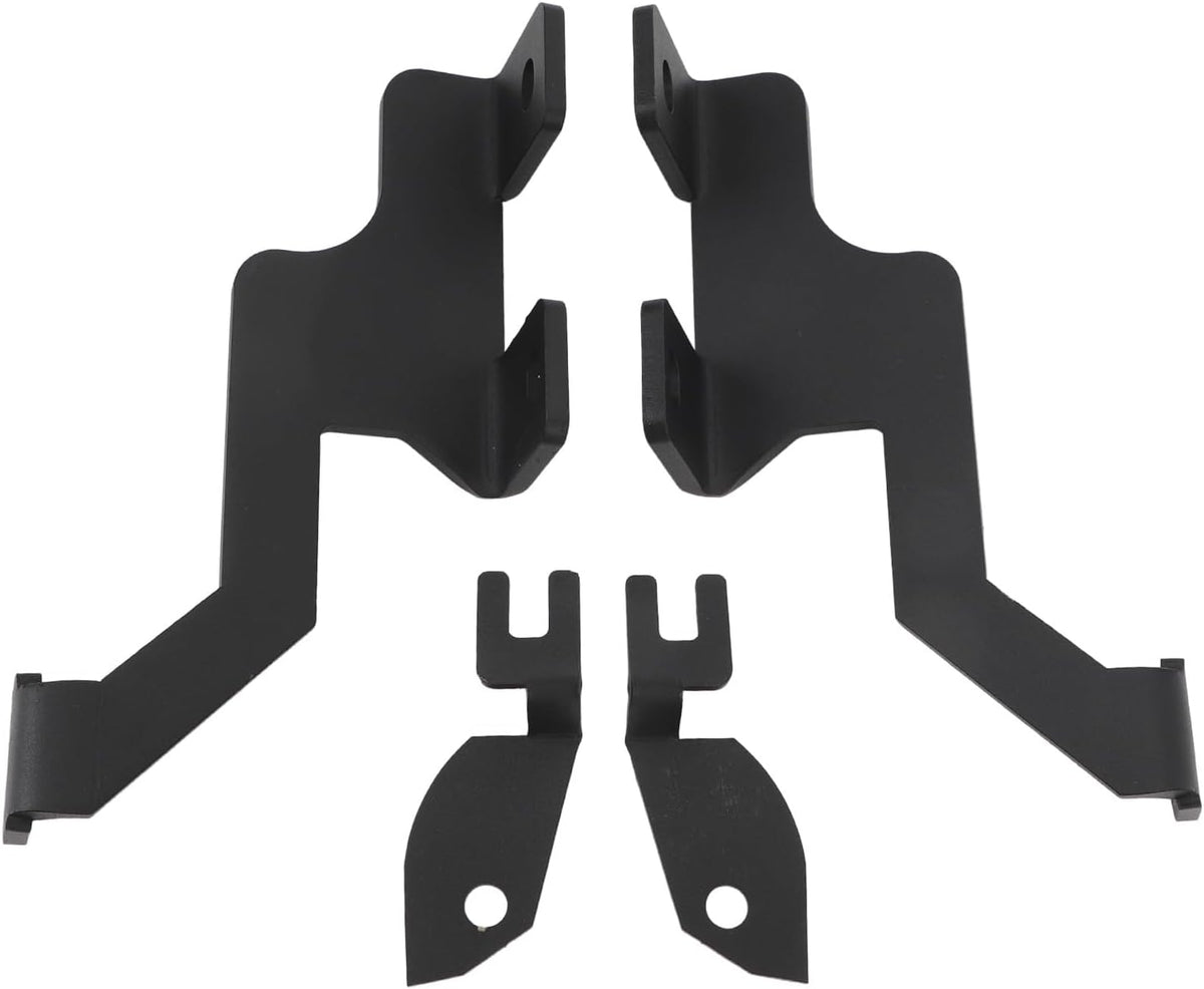 Blearen Hood LED Light Mount Brackets Steel Pillar Pod Light Mounts 612590737497 No Drill Hood Hinge Installation for SVT 2010 2014 Left Right Side