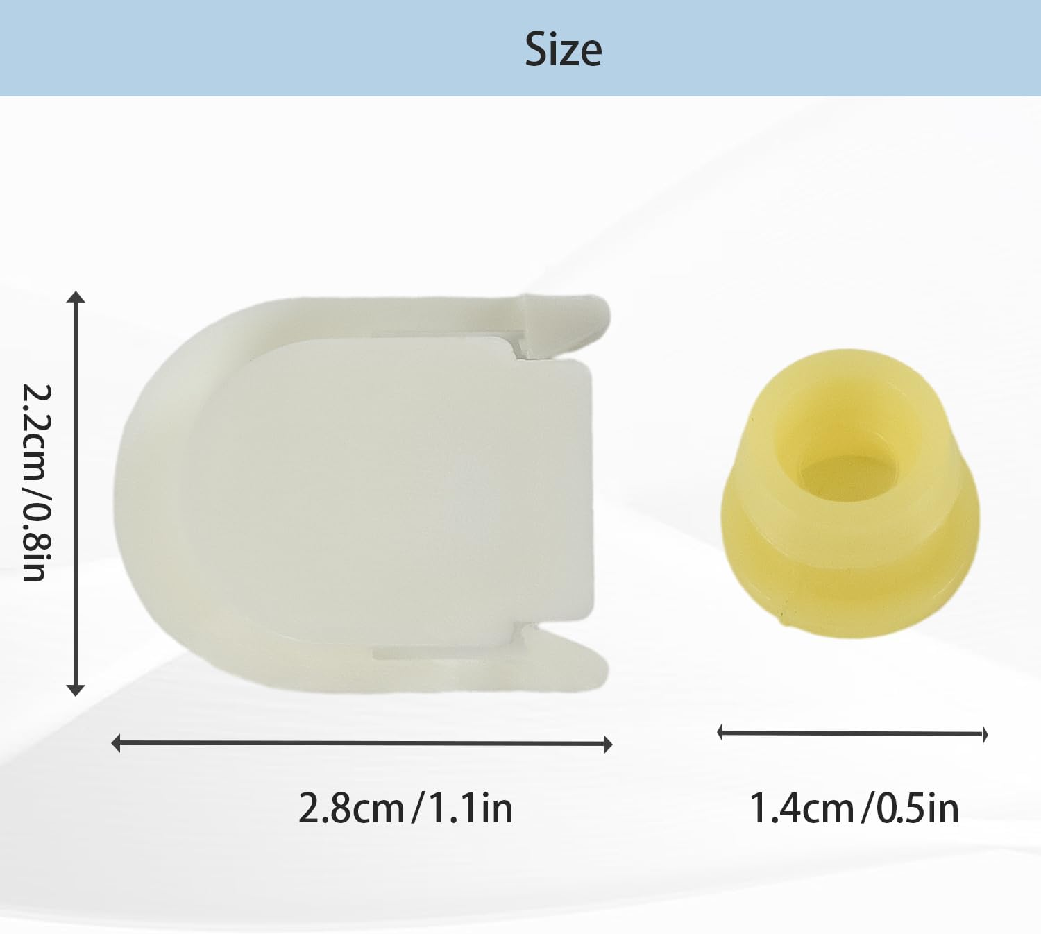 Blearen Compatible for Transmission Shifter Linkage Cable Bushing and Cap KV6Z7K340A 13-21 Transit Connect 15-18 Ford Edge 13-19 Escape 13-16 Fusion 13-18 C-Max Yellow