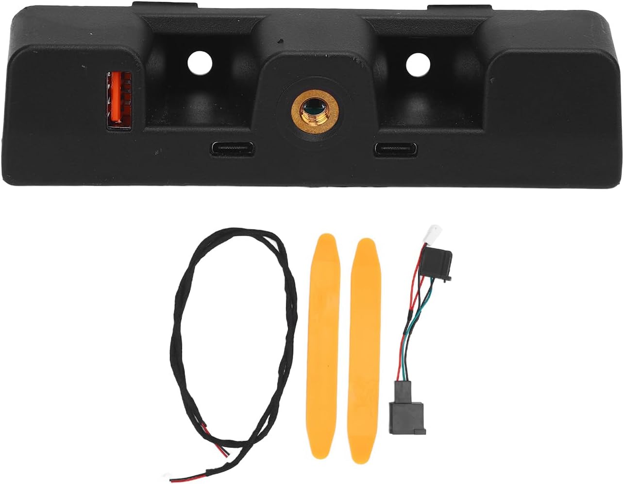 Blearen Dashboard USB Hub Dash USB Hub Dashboard Expansion Dock 3 Port Charging Station Replacement Upper Dash Accessory 1 A 2 Type C Port for Bronco 2021 and Later 2 4 Door