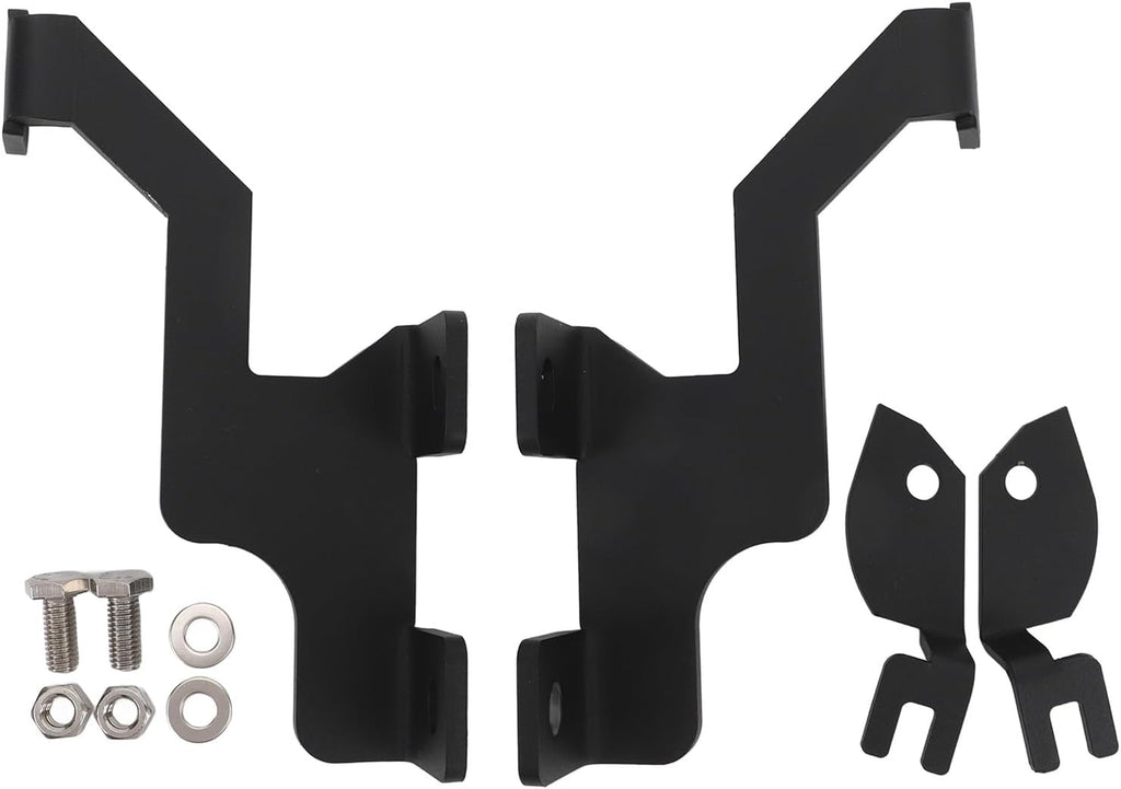 Blearen Hood LED Light Mount Brackets Steel Pillar Pod Light Mounts 612590737497 No Drill Hood Hinge Installation for SVT 2010 2014 Left Right Side