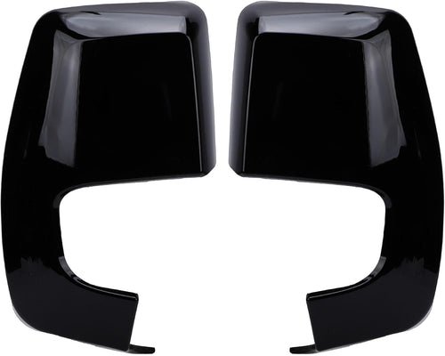 Blearen  Pair Door Wing Side Rear View Mirror Cover Cap, Side View Mirror Cover, 2PCS Door Wing Mirror Cover Cool Style Rear View Door Mirror Caps Replacement (Glossy Black)