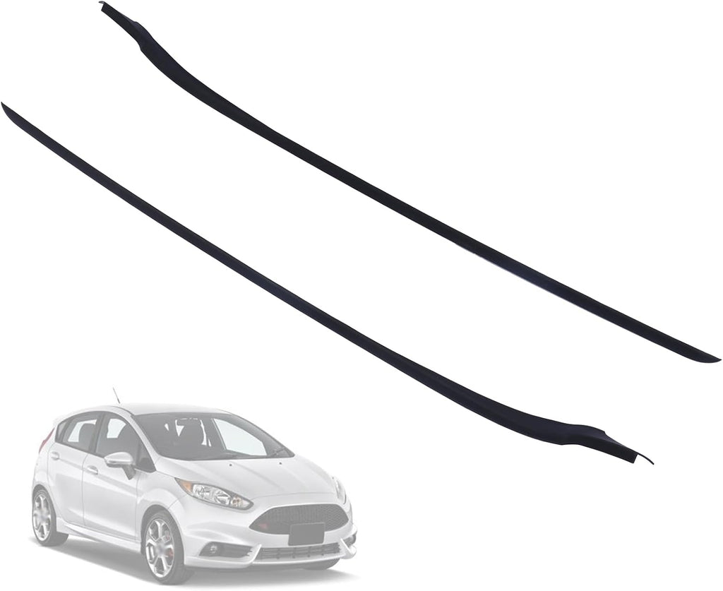 Blearen Pair Windshield A-Pillar Trim Moulding BE8Z5403137A BE8Z5403136A Compatible with Ford Fiesta 2011-2019 Both Right and Left Side RH+LH