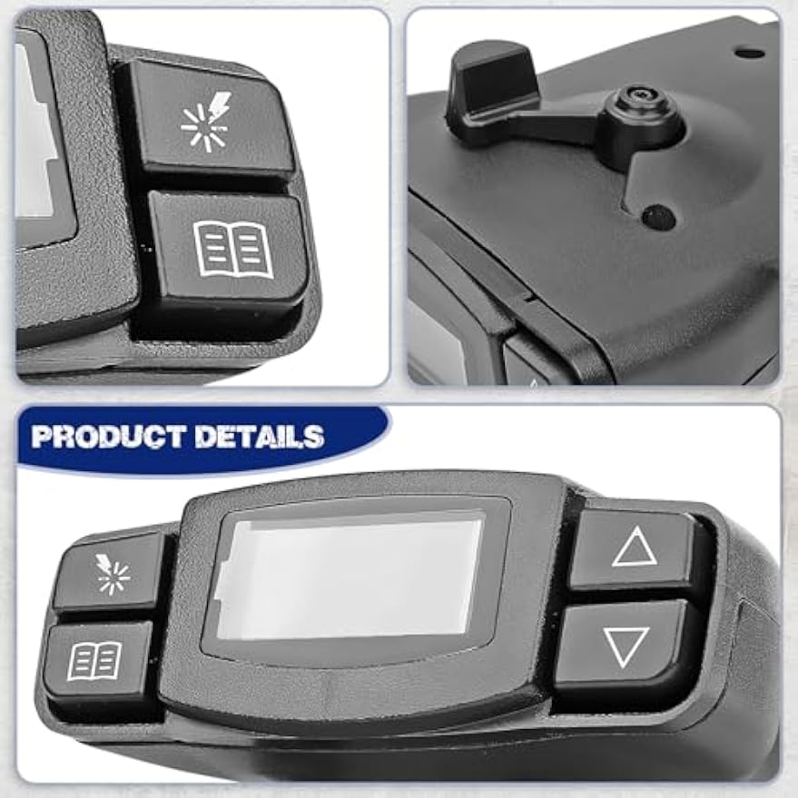 Blearen 90195 Electric Proportional Trailer Brake Controller with LCD Display | Fit for Silverado, Ram, Tacoma, Universal Wireless Boost Controller, Replace for Curt Tekonsha P3 Brake Controller