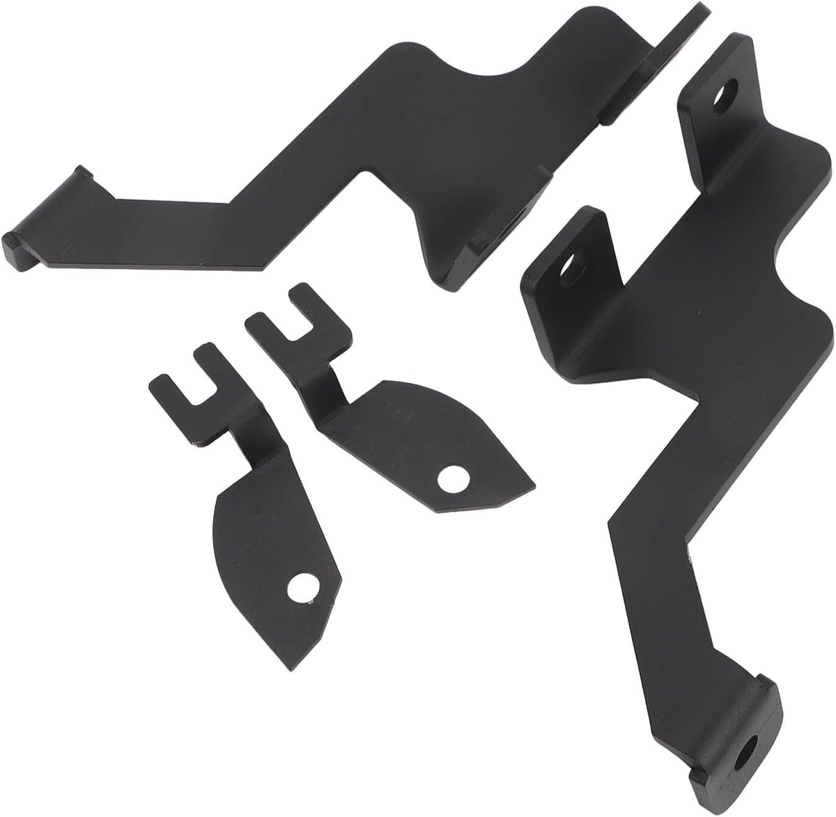 Blearen Hood LED Light Mount Brackets Steel Pillar Pod Light Mounts 612590737497 No Drill Hood Hinge Installation for SVT 2010 2014 Left Right Side
