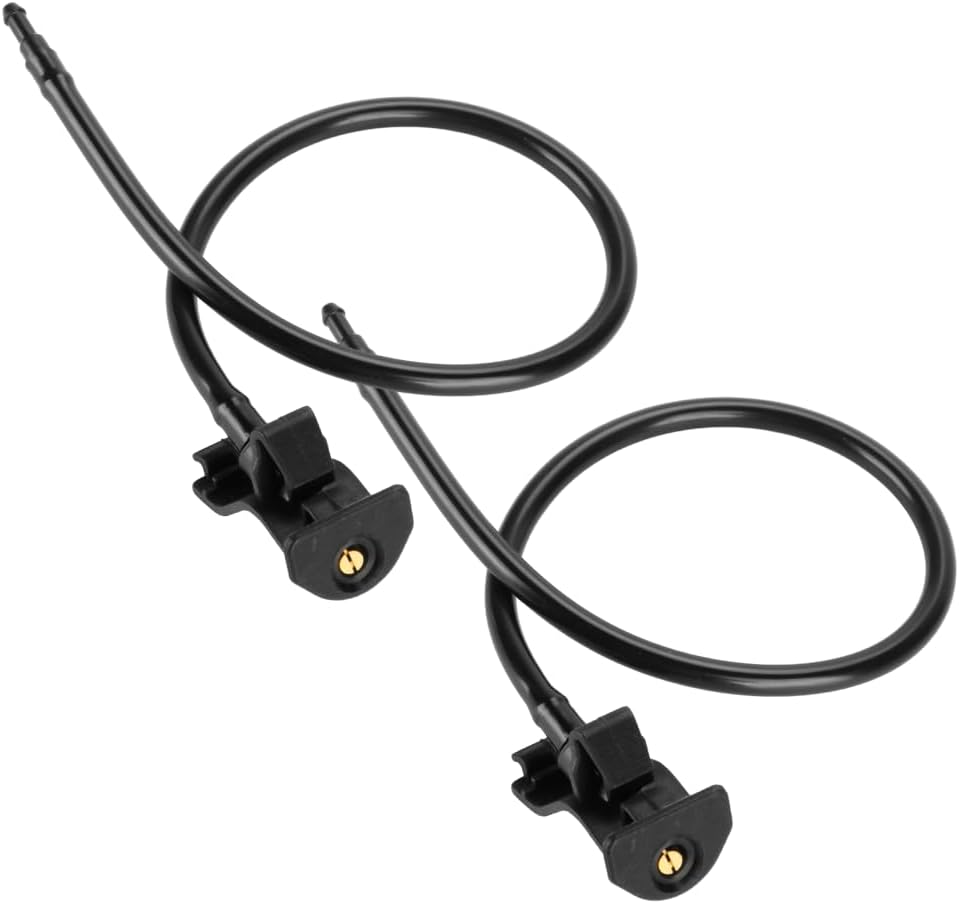 Blearen 2pc Windshield Washer Nozzles for Ford Explorer 2011-2015 | Fits Ford Explorer Base, Limited, Sport and XLT 2011-2015 plus Police Interceptor Utility 2013-2015; OE BB5Z-17603-A