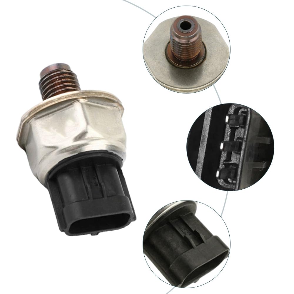 Blearen Fuel Rail Pressure Sensor, OE Fit 55PP05-01, Compatible with Mitsubishi Montero Triton L200 Compatible with Nissan
