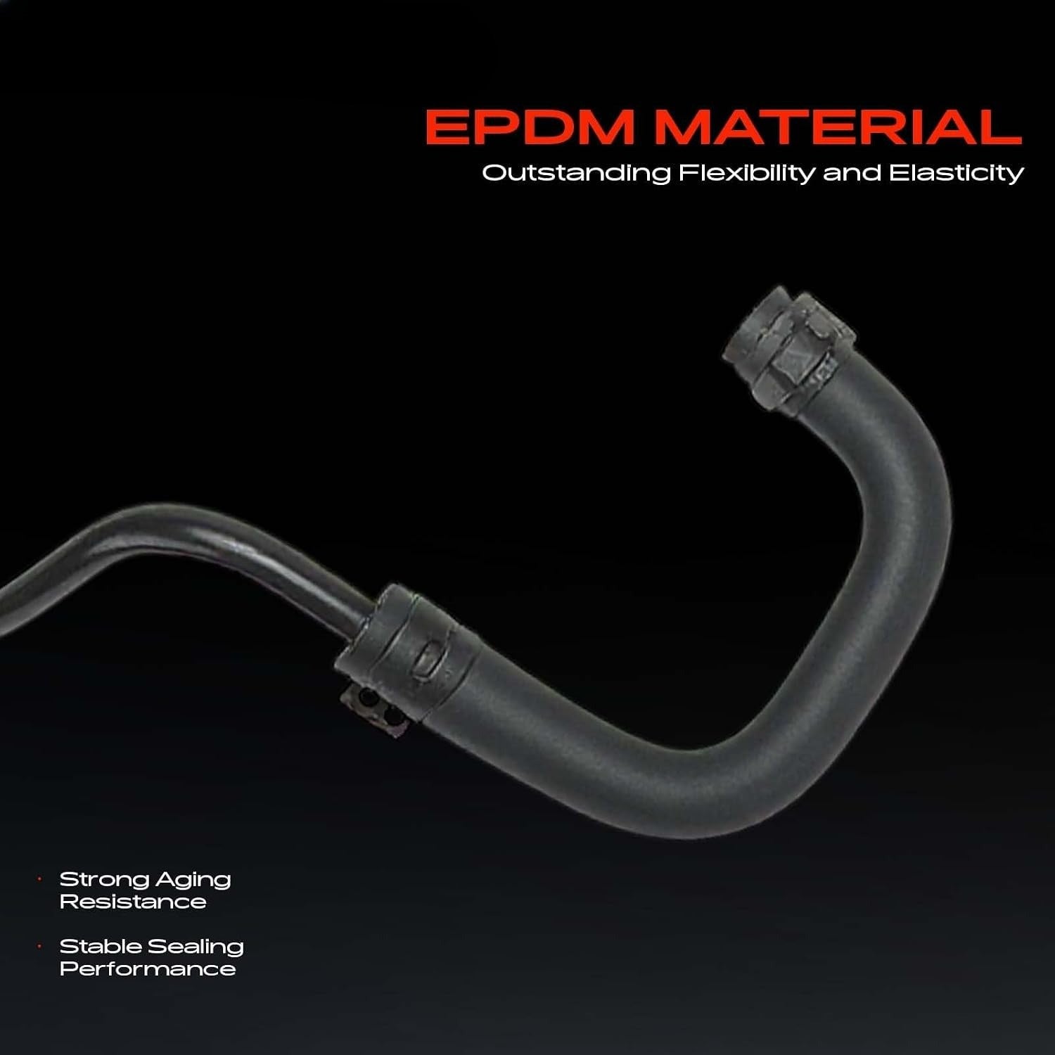 Blearen A-Premium Coolant Radiator Reservoir Tank Overflow Hose Upper | Compatible with Ford Fiesta 2011-2019 L4 1.6L Naturally Aspirated, Replace# 8V2Z-8B081-B, 8V2Z8B081B