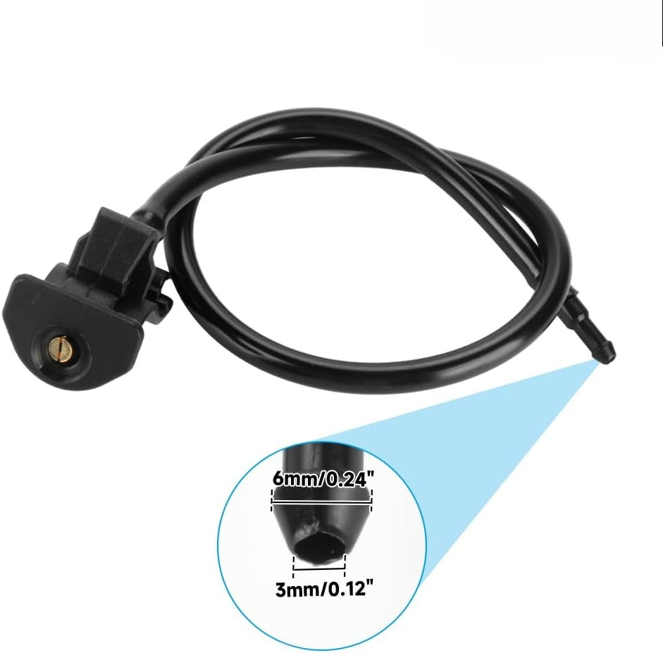 Blearen 2pc Windshield Washer Nozzles for Ford Explorer 2011-2015 | Fits Ford Explorer Base, Limited, Sport and XLT 2011-2015 plus Police Interceptor Utility 2013-2015; OE BB5Z-17603-A