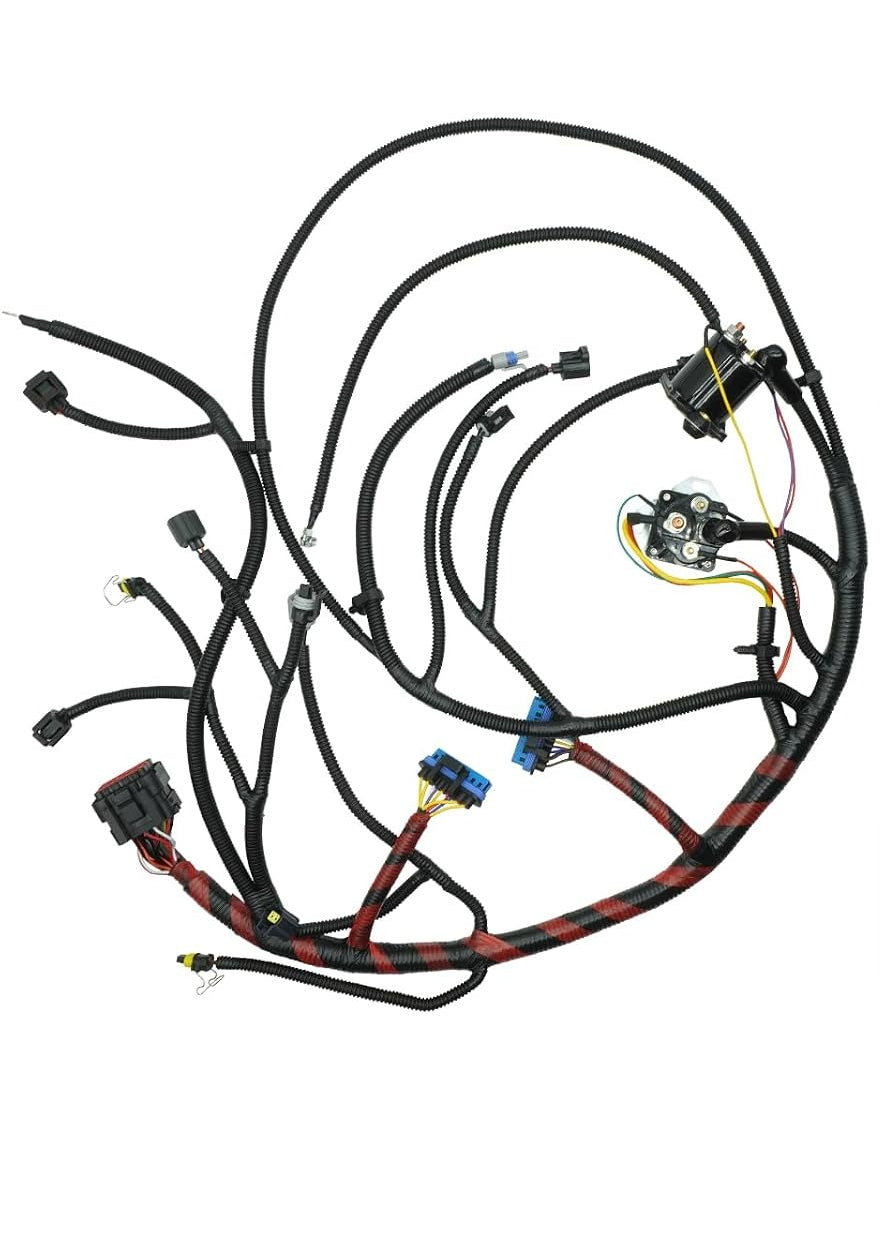 Blearen F81Z-12B637-FA 7.3 Powerstroke Engine Wiring Harness for 2002 2003 Ford F250 F350 F450 F550 Super Duty 7.3L V8 Engine Wire Harness F81Z12B637FA