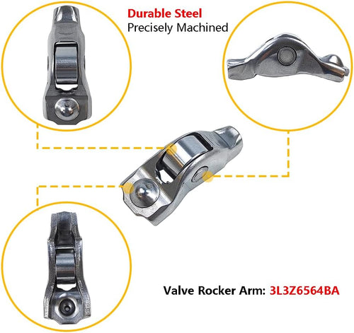 Blearen 12 Pcs Valve Rocker Arm & Lifter (Hydraulic Tappet lash adjuster) Kit | Fit for Ford Expedition Explorer F150 F250 F350 F450 Mustang, Lincoln, Mercury 4.6L 5.4L V8 6.8L V10 | OE# 3L3Z6564BA 5L1Z6500A