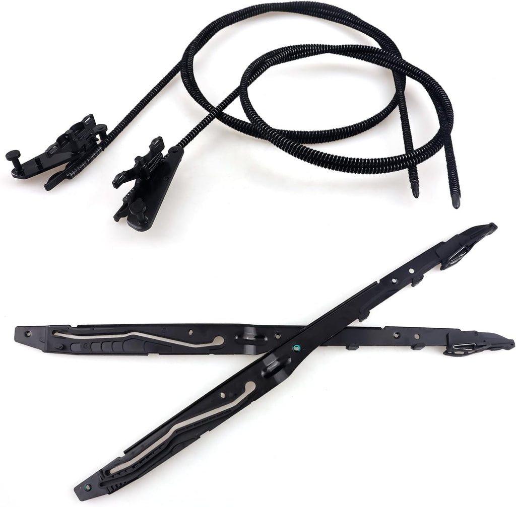 Blearen New Upgraded FL3Z16502C22 Sunroof Glass Cables & Track Assembly Repiar Kit Compatible with Ford F-150 2015-2020, F-250 F-350 Super Duty 2017-2019 Replace OE# FL3Z16502C22 FL3Z-1651071-A FL3Z-1651071-B
