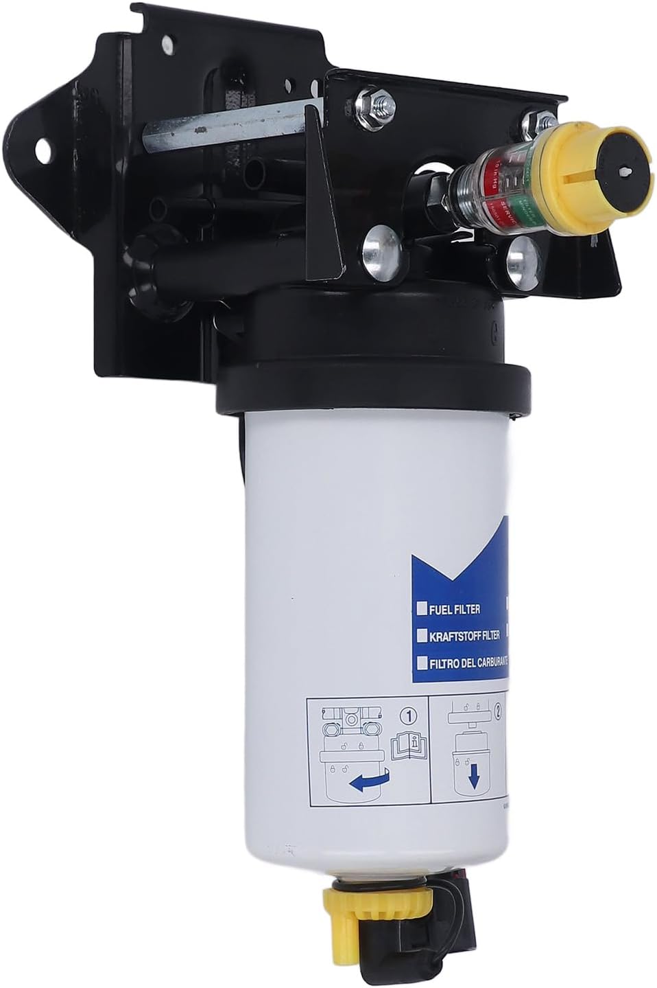 Blearen Fuel Filter Assy 6C119155Be High Filtration Efficiency for d for Transit Mk7 for Filter 1685716 Fuel Filter Assy 6C119155Be