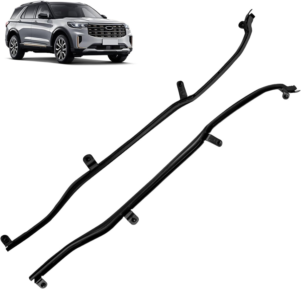 Blearen Door Weather Strip Seal LH RH Fits Ford Explorer 2011-2019 | BB5Z7825324B Right Passenger and Driver Left Rear Door Front Weather Strip 2 Pcs - Replaces BB5Z7825325B