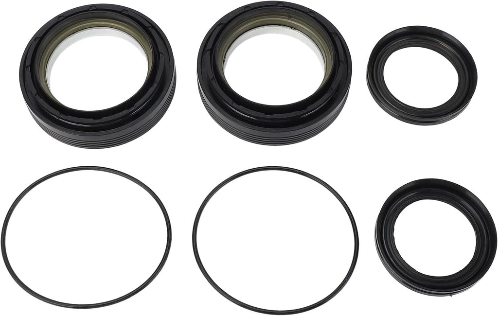 Blearen Front Axle Vaccume Knuckle Tube Seal Kit: Steel Rubber 50491 for F‑450 F‑550 Super Duty Excursion, 6PCS