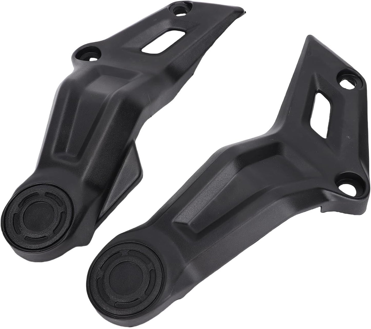 Blearen 1 Pair Motorcycle Frame Guard Cover Frame Side Fairing Panel Protection Engine Fairing Cowling Replacement for MT-07 FZ-07 2021-2023 (Black)