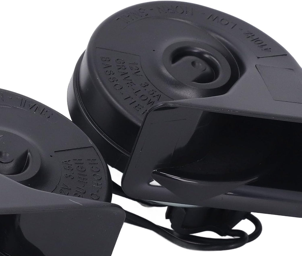 Blearen Dual Horn Assembly, 9L3Z 13832 A, AL3T AB, Loud Clear Replacement Horn Assembly with Bracket IP67 Weatherproof