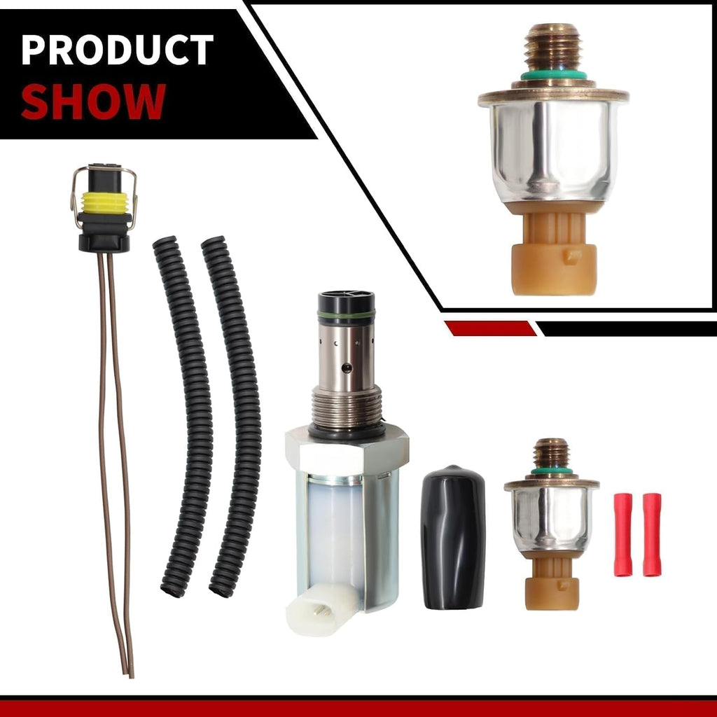 Blearen 6.0L Regulator Valve Compatible with Excursion 2003-2010 | Matched ICP sensor coordination, precise fuel pressure, balanced internal system pressure, optimized fuel supply circulation