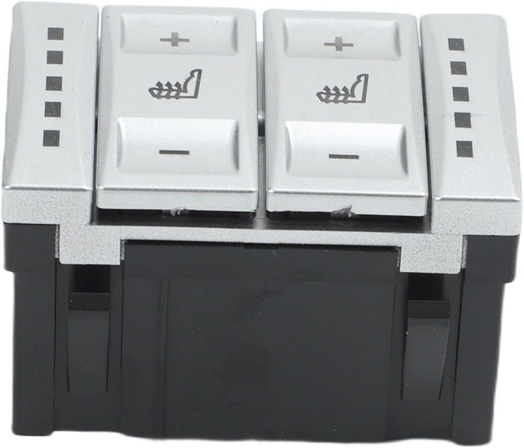 Blearen Heated for Seat Button Switch BS7T19K314AB for 4 S-for MAX 2006-2015 Silver for Replacement Part