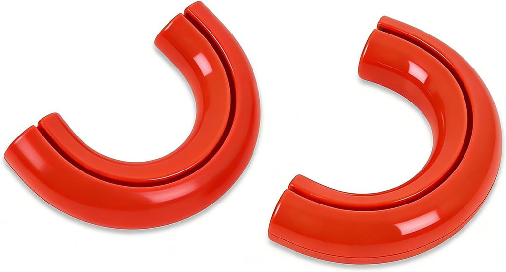 Blearen Tow Hook Covers Fits for Ford F150 2004-2026,for F150 Accessories, Red | Tow Hook Cover Fit for select Ford F150,Bronco Base/Big Bend/Outer Banks 2021-2026;For Toyota Tundra 2017-2021