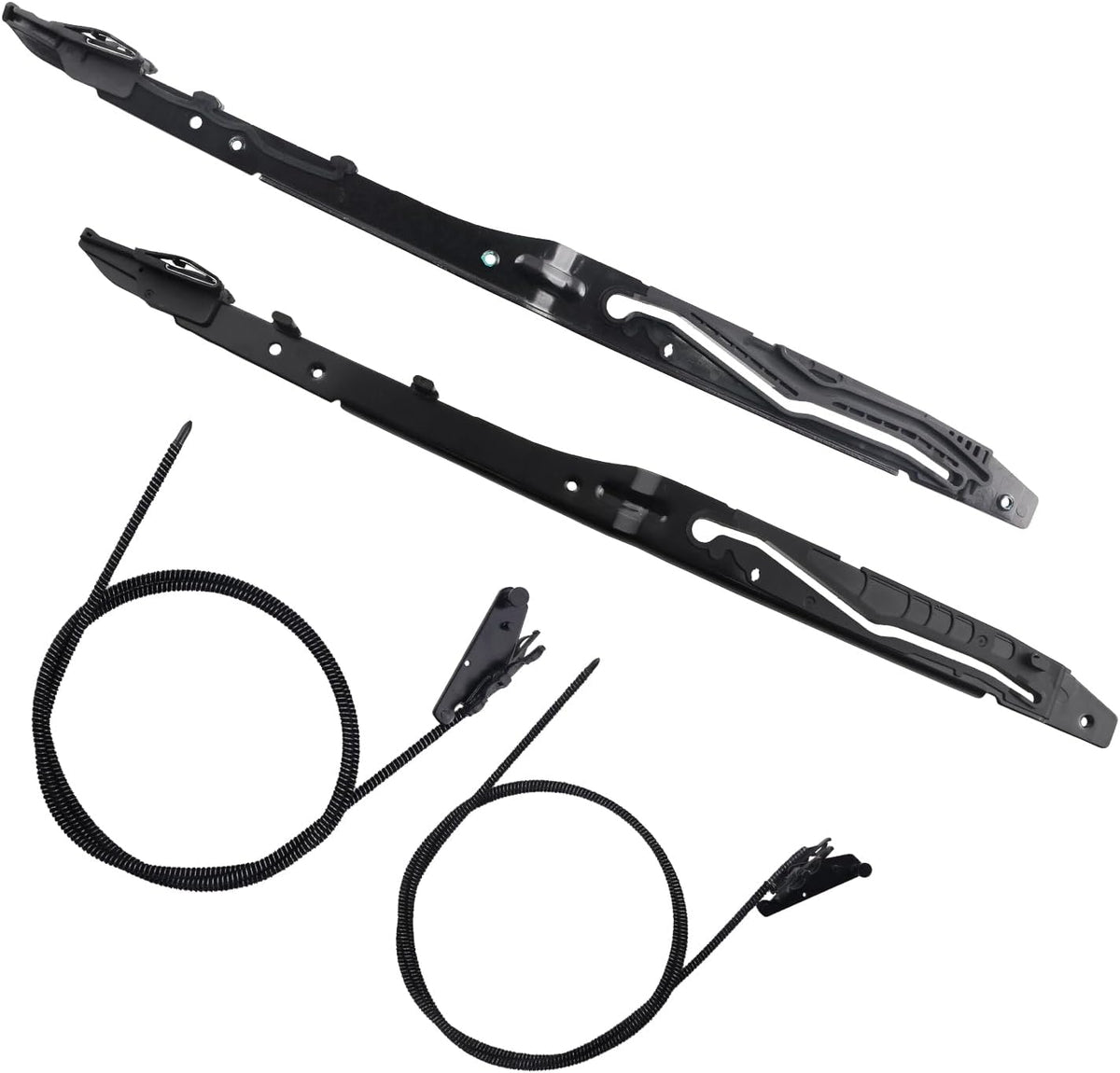 Blearen New Upgraded FL3Z16502C22 Sunroof Glass Cables & Track Assembly Repiar Kit Compatible with Ford F-150 2015-2020, F-250 F-350 Super Duty 2017-2019 Replace OE# FL3Z16502C22 FL3Z-1651071-A FL3Z-1651071-B