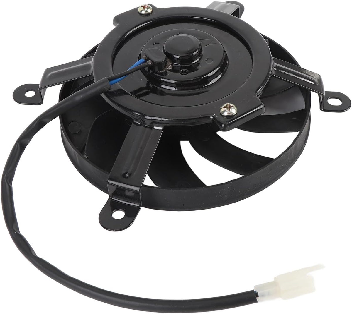 Blearen 12V Motorcycle Radiator Cooling Fan 10 Blades 170mm Steel Alloy Cooling Thermal Fan for 150cc 200cc 250cc 300cc 350cc ATV Quad Go Kart