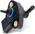 Blearen Car Fuel Pressure Sensor, Intake Manifold Injection Pressure Sensor, Plug and Play Replacement OEM# 3F2E-9G756-AA 0261230093 3F2Z9G756AC, Compatible with Ford Series (Black)