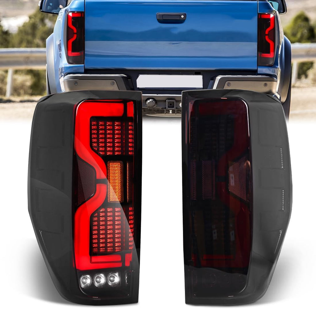 Blearen LED Tail Lights For Ford Ranger 2012-2018 Rear Taillight Assembly with Turn Signal DRL Reverse Pickup Brake Light