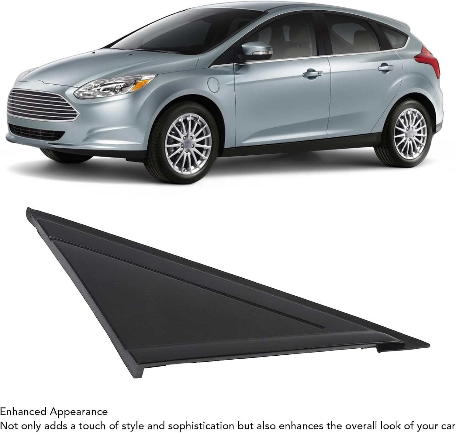 Blearen Mirror Corner, Trim for Focus 2012 to 2018, with Abrasion PP Material and Seamless Fit, OE BM51A16004AF