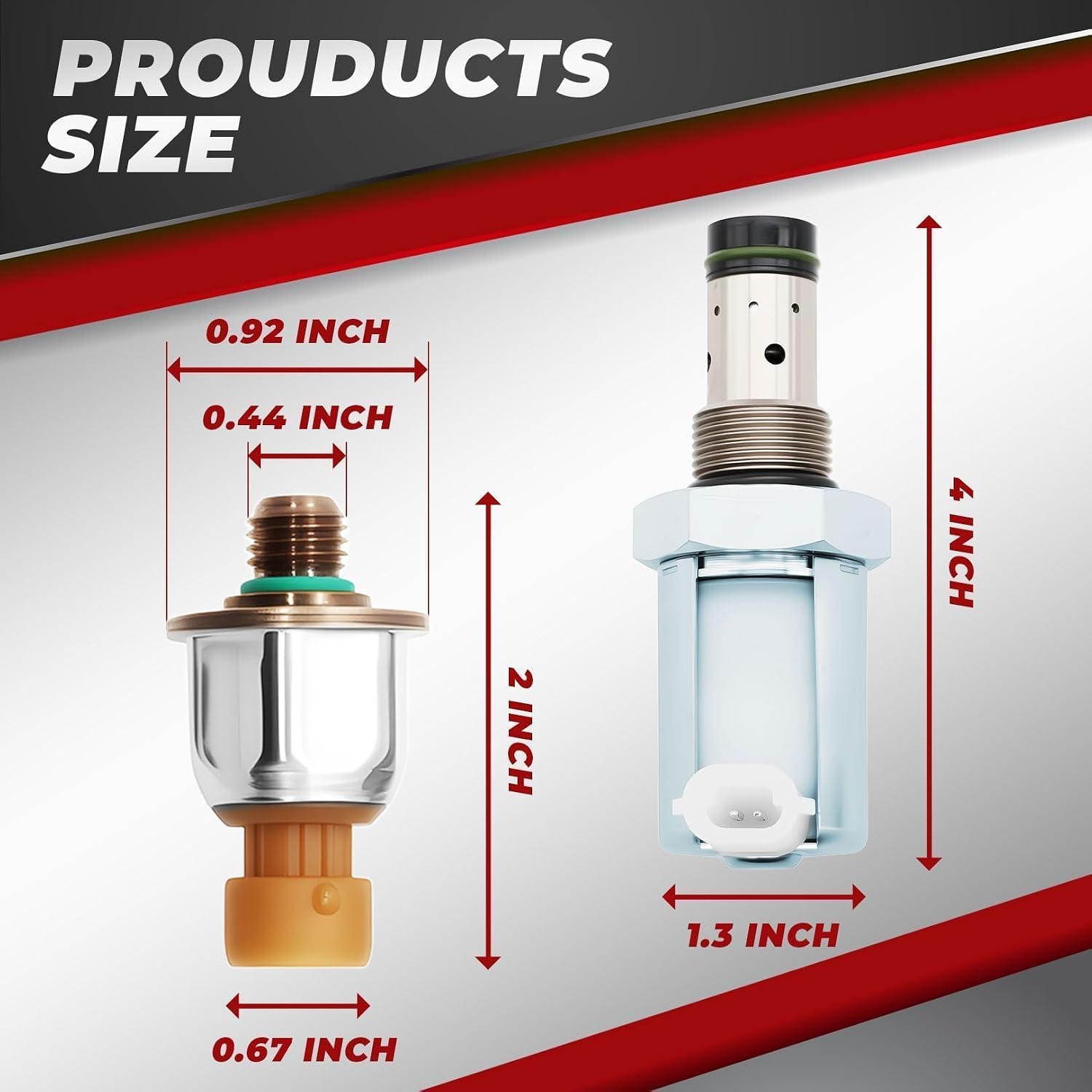 Blearen 6.0L Regulator Valve Compatible with Excursion 2003-2010 | Matched ICP sensor coordination, precise fuel pressure, balanced internal system pressure, optimized fuel supply circulation