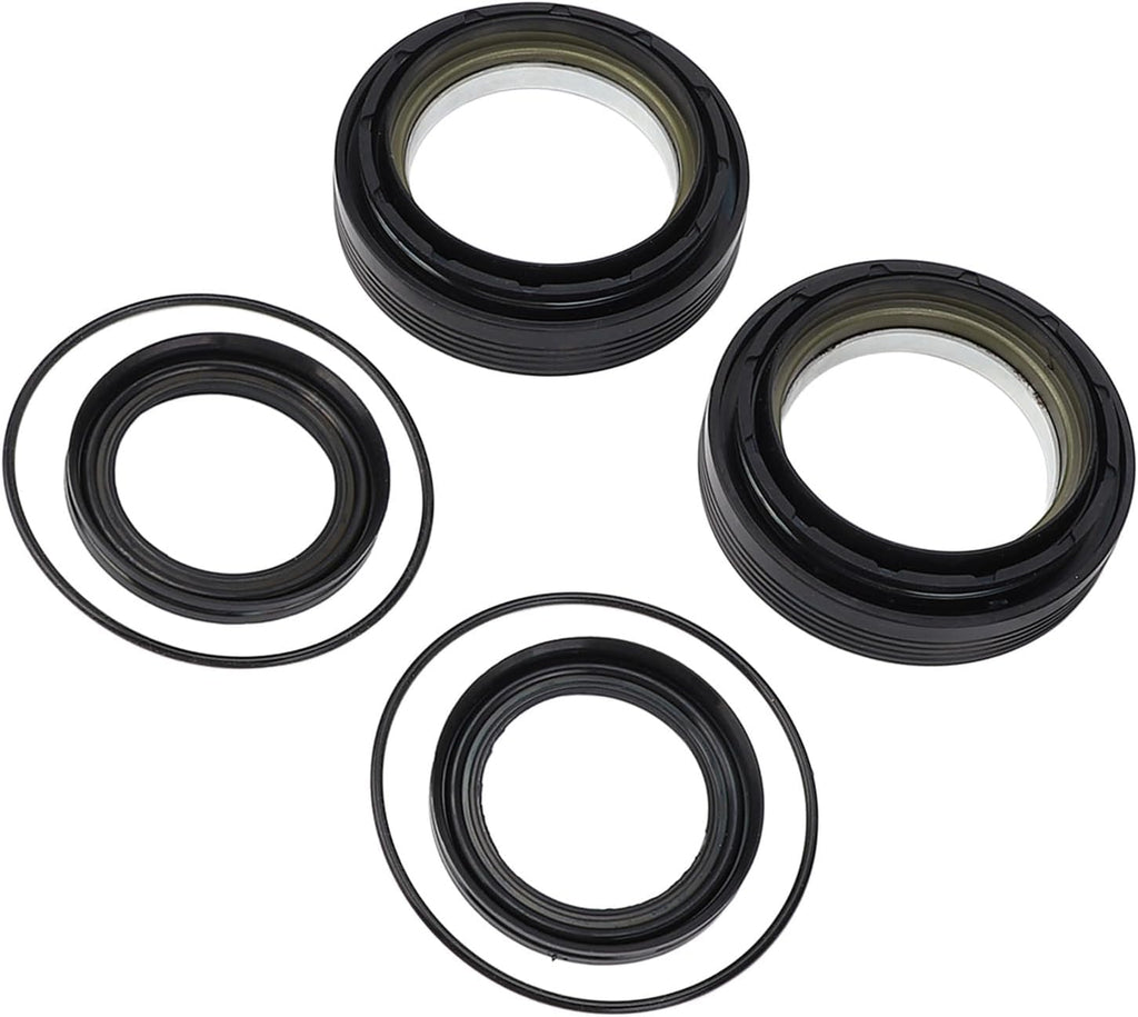 Blearen Front Axle Vaccume Knuckle Tube Seal Kit: Steel Rubber 50491 for F‑450 F‑550 Super Duty Excursion, 6PCS