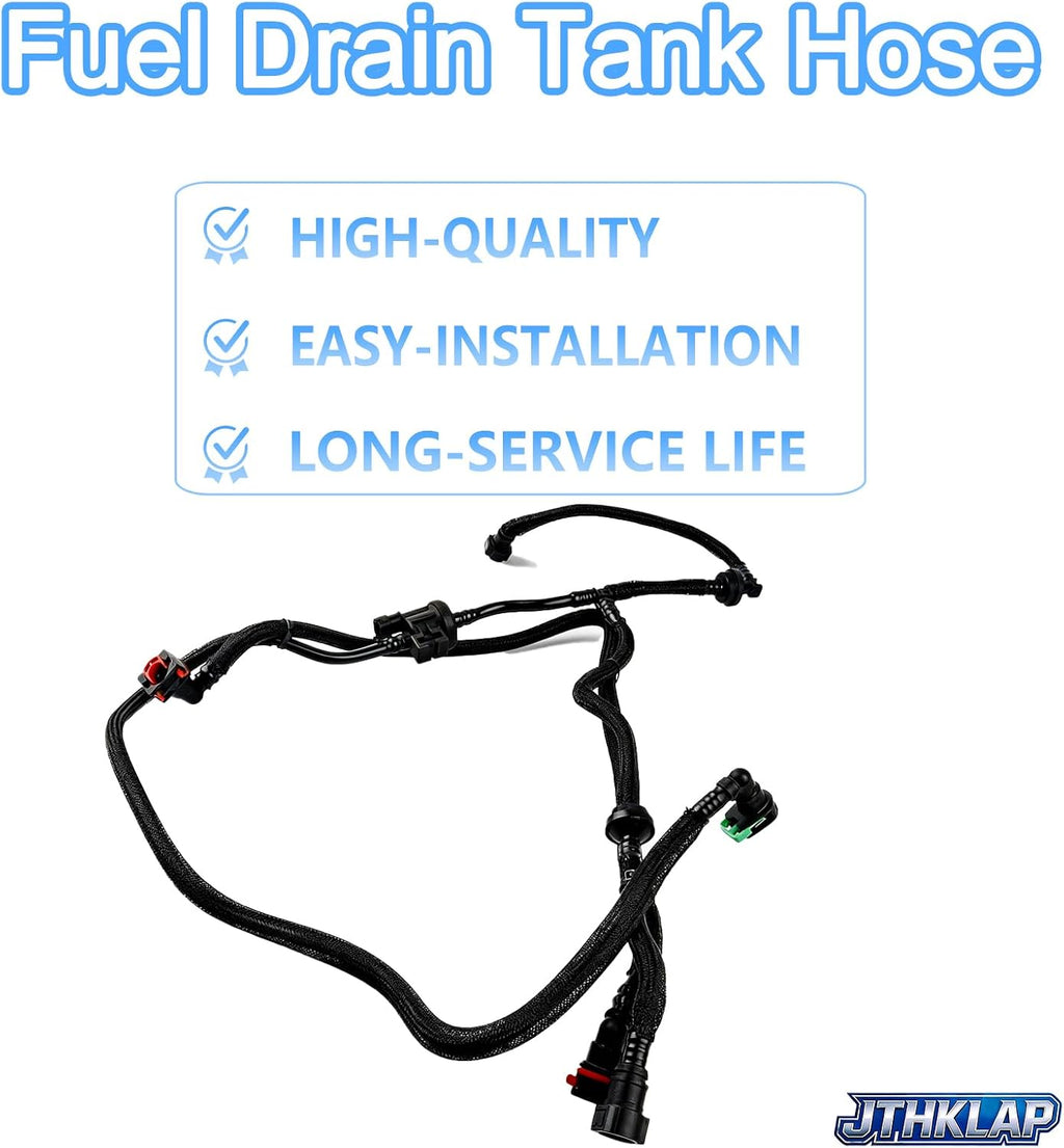 Blearen LX6Z-9D289-SJ Fuel Drain Tank Hose Compatible with Ford Escape 1.5L 2020-2025 & Bronco Sport 1.5L 2021-2025 Replace LX6Z-9D289-B LX6Z-9D289-SB LX6Z-9D289-SD LX6Z-9D289-SE