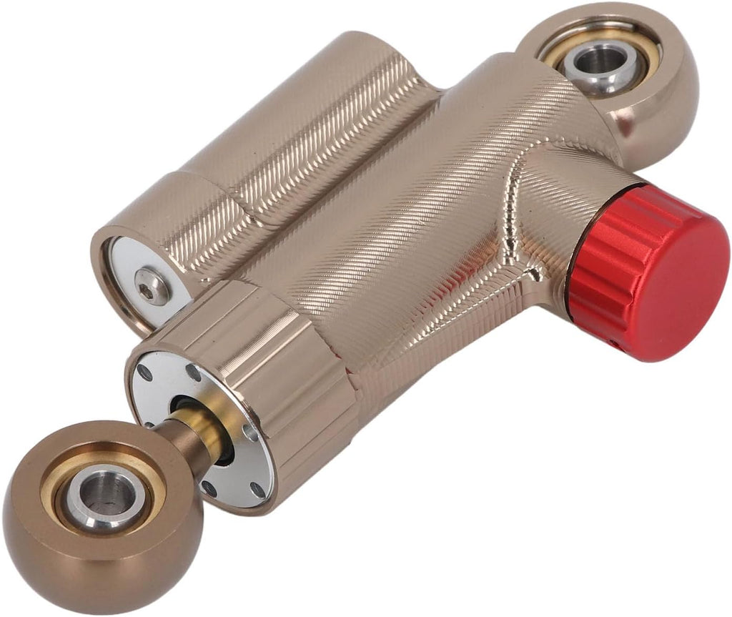 Blearen Motorcycle Steering Damper Adjustable CNC Aluminum Alloy Enhanced Stability Steering Damper Stabilizer Gold Universal for All Motorcycles
