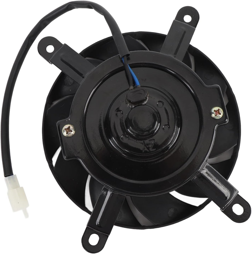 Blearen 12V Motorcycle Radiator Cooling Fan 10 Blades 170mm Steel Alloy Cooling Thermal Fan for 150cc 200cc 250cc 300cc 350cc ATV Quad Go Kart